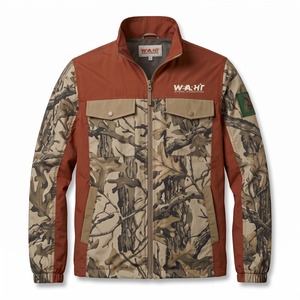 เสื้อแจ็คเก็ตสำหรับล่าสัตว์แบบ Private Label รุ่น Oak Leaf Heritage Field Windbreaker คอตั้ง ผ้าไมโครริปสตอปโพลีเอสเตอร์ ปักลายปะ - Product Image 1