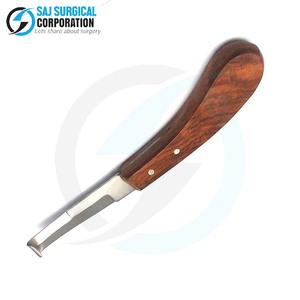 Couteau à sabot de qualité chirurgicale en acier allemand lame ultra tranchante écologique réutilisable pour maréchaux et vétérinaires outil stérilisable - Product Image 3