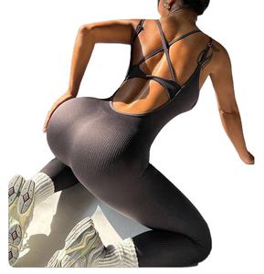 Body de yoga sin mangas para mujer con tirantes integrados de doble capa, espalda hermosa, ideal para gimnasio, deportes y entrenamiento. - Product Image 1