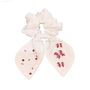 Personalizado indio bordado a mano semilla con cuentas accesorio para el cabello Scrunchies pinzas para el cabello - Product Image 6