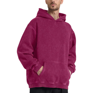 Sweat-shirt tendance et confortable personnalisable de haute qualité pour homme Service OEM Sweat à capuche vieilli - Product Image 5