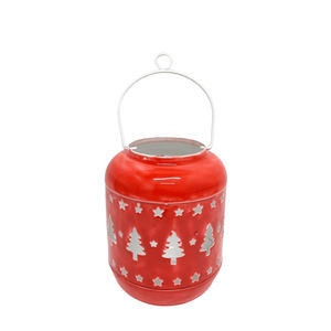 Ensemble de 2 lanternes en fer avec poignée en laiton couleur Antique lanternes Vintage de grande taille pour la maison et la décoration de Table - Product Image 4