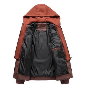 Autumn Casual Motorcycle PU <b>Jacket</b> Biker Leather Coats Brand Clothing Fashion wear Brand New Men's Leather <b>Jackets</b> - Product Image 6