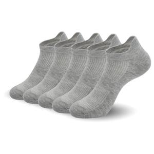 high quality <b>Women</b> Ultra Thin Socks Bamboo Low Cut No Show Ventilating Low Ankle Anti Odor Arch Support Mesh Socks 5 Pairs BY BS - Product Image 2