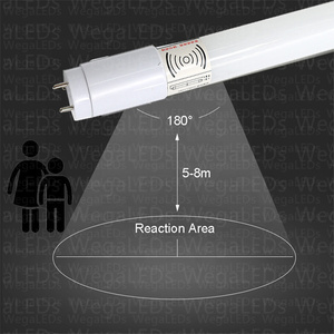 Phật Sơn LED Đèn Radar phù hợp 120cm 60cm 0.6m 1.2m 18W 15W 4000K 10000K ánh sáng ban ngày lạnh chuyển động trắng T8 LED ống ánh sáng với cảm biến - Product Image 5