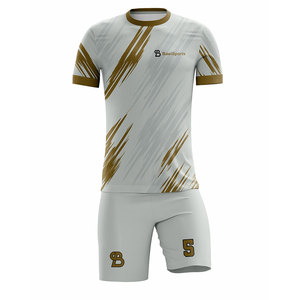 Tenues d'entraînement de football personnalisées en gros, respirantes et légères, à manches courtes, service OEM, vêtements d'entraînement - Product Image 3