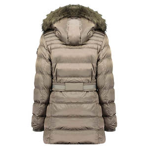 2024 mode Parkas veste d'hiver pour femmes en gros de haute qualité personnalisé fermeture éclair à capuche dames Parka veste - Product Image 4