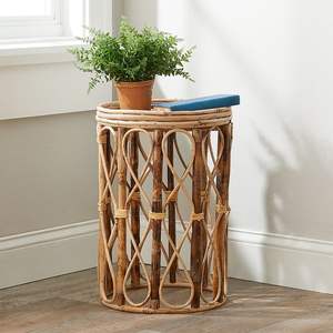 Escritorio de oficina con acabado de ratán, mesa de muebles de madera con soportes de almacenamiento, estantes, escritorios de ordenador, trabajo para oficina, estable moderno - Product Image 4