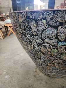 อ่างอาบน้ำไม้ปาร์เก้ลายเปลือกหอยทันสมัย แบบตั้งพื้น เป็นมิตรกับสิ่งแวดล้อม ทนทาน เหมาะสำหรับอพาร์ทเมนต์ ห้องนอน โรงพยาบาล ใช้ภายในอาคาร - Product Image 5