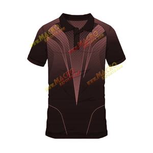 Vente chaude hommes décontracté Golf pour polos entièrement sublimé respirant séchage rapide sergé tissu hiver saison approvisionnement en gros - Product Image 2