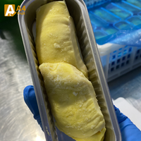 Direct Thai Orchards Biologische Diepvries Durian-Monthong Zoet Uniek Fruit 0,5kg IQF Vriesvormige Vacuümverpakking Geniet Altijd!
