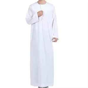 New <b>Men's</b> Casual Cotton Jubba Thobe Arabic Islamic Clothing for Winter Traditional Long <b>Robes</b> Saudi Arabian Abaya Dubai Style - Product Image 6