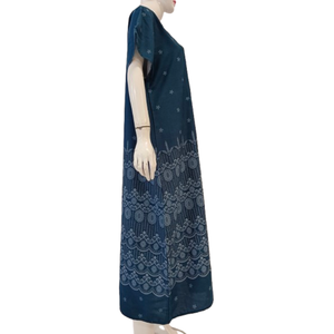 Casual Women Mom's <b>Dress</b> Jumbo Size with button and short sleeve by Chrysanta - Product Image 3
