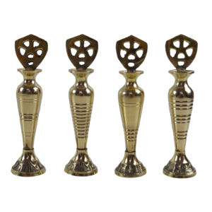 Olla de metal de latón de la mejor calidad, antigüedades indias originales Surmadani con nuevo aspecto, para bodas y Navidad - Product Image 5