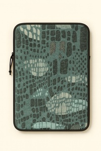 Funda para portátil con patrón Floral bohemio elegante, funda protectora de amplia compatibilidad única, cremallera segura, duradera, segura para portátiles - Product Image 3