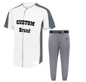 Maillots de baseball respirants personnalisables, ensembles confortables au design grande taille pour vêtements de softball - Product Image 1