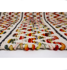 Most Selling Customized Size Anti Slip Handwoven Wool <b>Rug</b> Modern Style Washable for Home Floor Use High Quality Standard - Product Image 5