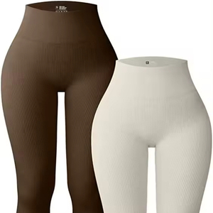 <b>Women's</b> Customizable Mid Waist <b>Leggings</b> Breathable and Affordable with ODM Service for Private Label Logo - Product Image 1