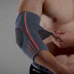 2021 Unisex cuero de vaca compresión codo manga tamaño personalizable Venta caliente Etiqueta Privada deporte codo Brace - Product Image 3