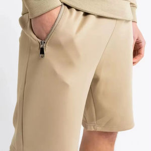 Ensemble sweat-shirt et short pour homme, streetwear décontracté, taille confortable, 100% coton molleton, logo personnalisé pour homme - Product Image 3