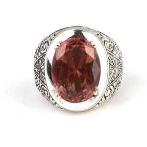 แหวนเงินแท้ 925 สำหรับผู้ชาย งานแฮนด์เมด ประดับด้วยพลอยซัลทาไนต์ทรงรีสีฟ้าคราม เหมาะสำหรับสวมใส่ทุกวัน ได้รับการรับรองจาก GRS - Product Image 4