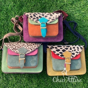 กระเป๋าสะพายไหล่หนังขนสัตว์พิมพ์ลายสัตว์สไตล์ตะวันตกใหม่คุณภาพสูงแฟชั่นหนังขนสัตว์หนังแท้คุณภาพสูงสายสะพายข้าง - Product Image 1