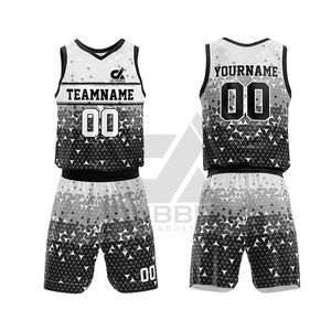 Uniforme de Entrenamiento de Baloncesto de Nuevo Diseño, 100% Poliéster, Transpirable, de Secado Rápido, Antibacteriano, Precio Bajo, Servicio OEM, Alta Calidad - Product Image 1
