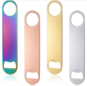 Ouvre-bouteille de bière plat en métal vierge de sublimation de fer inoxydable personnalisé de Offre Spéciale d'usine en gros avec votre conception - Product Image 5