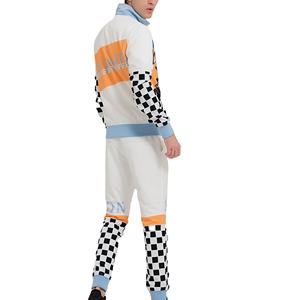 Printemps Automne Impression de logo personnalisé OEM Survêtements de sport décontractés à fermeture éclair Ensembles pour hommes Ensemble tricoté pour hommes Survêtement pour homme - Product Image 5