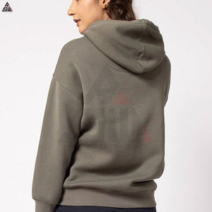 Relax Fit sweats à capuche pour femmes nouveauté sur mesure Yoga vêtements de sport 100% coton respirant léger Logo avant - Product Image 5