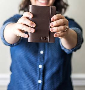 Premium Smell Proof Heavy Duty Comfortable Office Leather Notebook Cover <b>A5</b> Refillable Journal Case Holder for Executives - Product Image 1