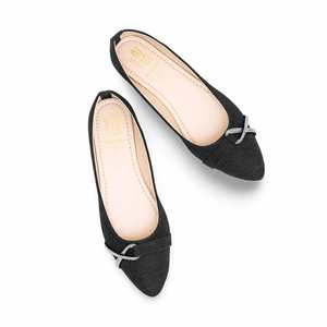 Women's <b>Black</b> Pumps WN0990 High <b>Heel</b> (3cm to 5cm) Thin <b>Heels</b> <b>Pointed</b> Toe Slip-On Closure Office Bridal Styles New Season - Product Image 1