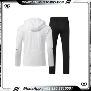 Jogger sweat à capuche avec fermeture éclair vêtements de sport pour hommes ensembles de survêtements de gym pour hommes de haute qualité - Product Image 5