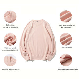 Fashion Wholesale Custom Plain <b>Jumpers</b> Crew Neck Sport Wear Sweatshirt Men Hoodies Custom Logo <b>Pullover</b> Sweatshirt for Men - Product Image 2