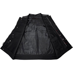 Chaleco de Cuero para Hombre, Invierno, Cortavientos, con Cierre de Botones, Fábrica de Confianza para Compradores Internacionales al por Mayor a los Mejores Precios - Product Image 4