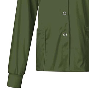 Veste de gommage d'hôpital pour femme Ensemble de gommage médical à manches longues avec matériau en spandex - Product Image 5