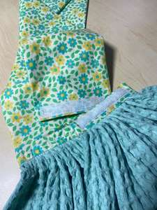 Serviettes de cuisine suspendues en coton ultra absorbant à séchage rapide, motif floral imprimé numérique gaufré, écologiques, promotionnelles - Product Image 3