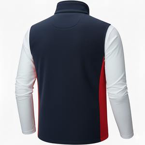 Chaleco de Forro Polar Cálido y Transpirable Reversible para Hombre, Informal, para Otoño, con Cierre, Ligero, con Bolsillos, para Senderismo y Golf - Product Image 4