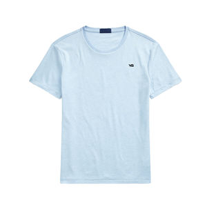 T-shirts blancs légers 100% coton mélangé, vente en gros pour hommes t-shirts vierges personnalisés avec Logo Logo personnalisé imprimé - Product Image 1