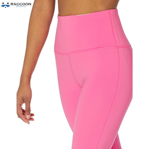 Fitness Wear New Design Push Workout High Waist <b>Knee</b>-Length Breathable Leggings for Women Colorful Stylish Good Quality Raccoon - Product Image 3