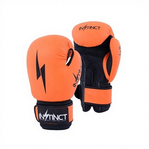 Custom Made Genuine Cowhide Leather Waterproof Boxing Training <b>Gloves</b> with Hook & Loop Closure Moisture Wicking Best Hand Grips - Product Image 1
