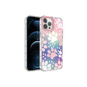 Étui en silicone rigide à motifs de luxe de la série ASMA Korn pour iPhone 12 Pro, matériau TPU souple avec protection de l'appareil photo - Product Image 1