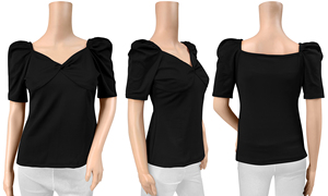 Best Quality Indian Boutique <b>Black</b> <b>Top</b> for Girls for <b>Women</b> Casual Latest Exclusive Comfortable Export Quality From India - Product Image 6