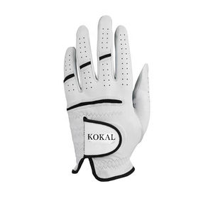 Gants de golf en cuir de cabretta pour gaucher, best-seller, logo personnalisé, gants de golf élégants et de qualité - Product Image 3