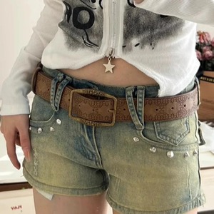 Cinturón de cuero de la mejor calidad Cinturón de cuero de color sólido para hombres - Product Image 6