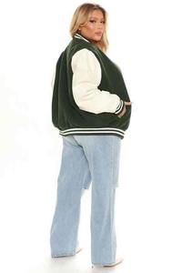 Chaquetas Varsity cálidas para mujer, elegantes, duraderas, última venta al por mayor, hechas a medida para la moda moderna - Product Image 5