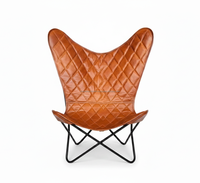 Chaise de loisirs pliable durable en forme de papillon pour chambre, parc, intérieur et extérieur, offrant un confort relaxant, design traditionnel