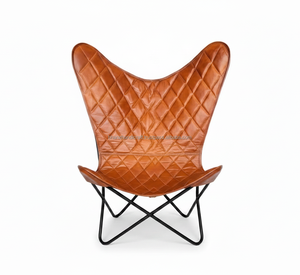 Chaise papillon durable pour des ambiances intérieures et extérieures confortables, offrant un confort relaxant et une esthétique minimaliste, en provenance d'Inde - Product Image 5