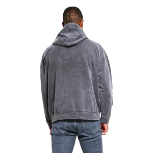 Sweat à capuche délavé personnalisable avec un design créatif audacieux, style urbain et contemporain élégant pour l'hiver – Meilleure offre OEM - Product Image 2