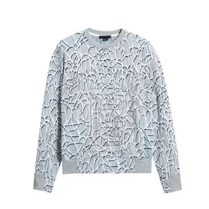 Sudadera Premium de gran tamaño para hombre, sudadera 100% de algodón de lana para hombre, Sudadera con cuello redondo y logotipo personalizado para hombre - Product Image 5